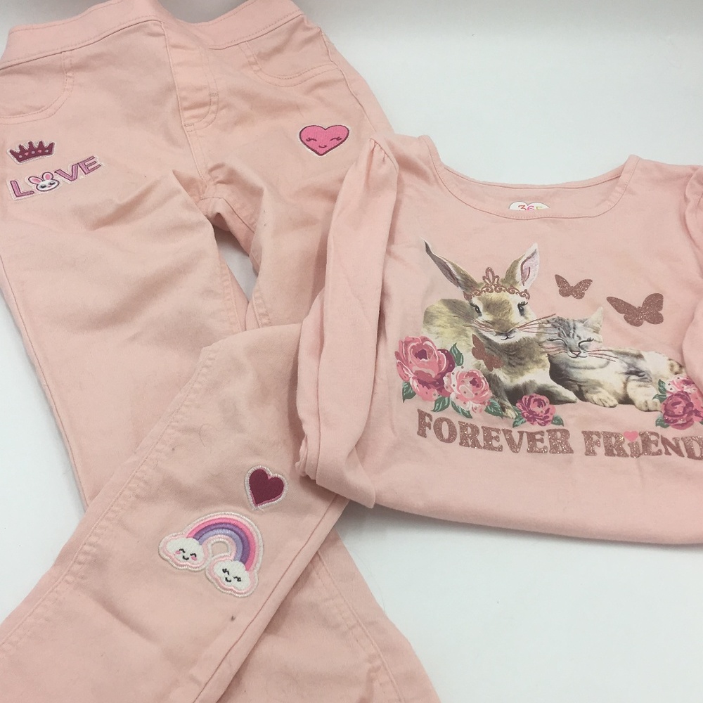 PINK 365 KIDS FROM GARANIMALS PANTS AND TOP